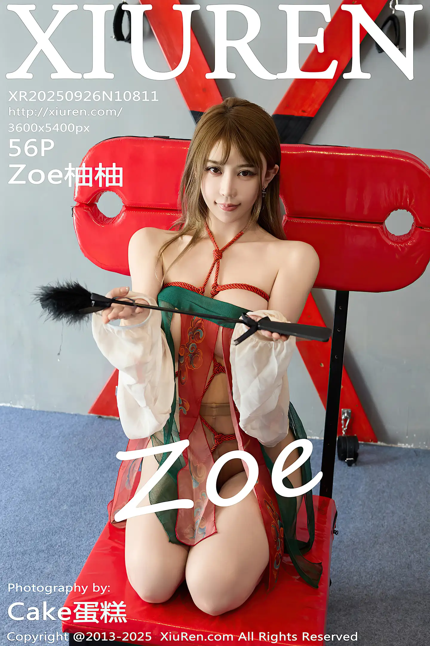 [XiuRen秀人网]No.10811_模特Zoe柚柚性感古风薄纱服饰配超薄肉丝秀凹凸身材诱惑写真56P-秀人网 - XiuRen.Pro